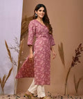 Women Printed Pure Cotton Straight Kurta