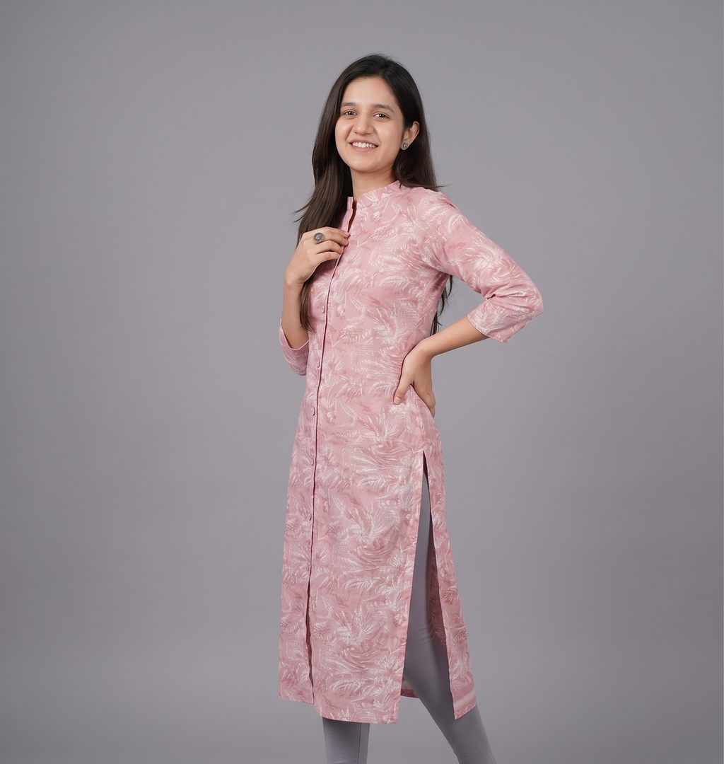 FASHIONABLE COTTON DIGITAL PRINT KURTI FOR WOMAN WEAR