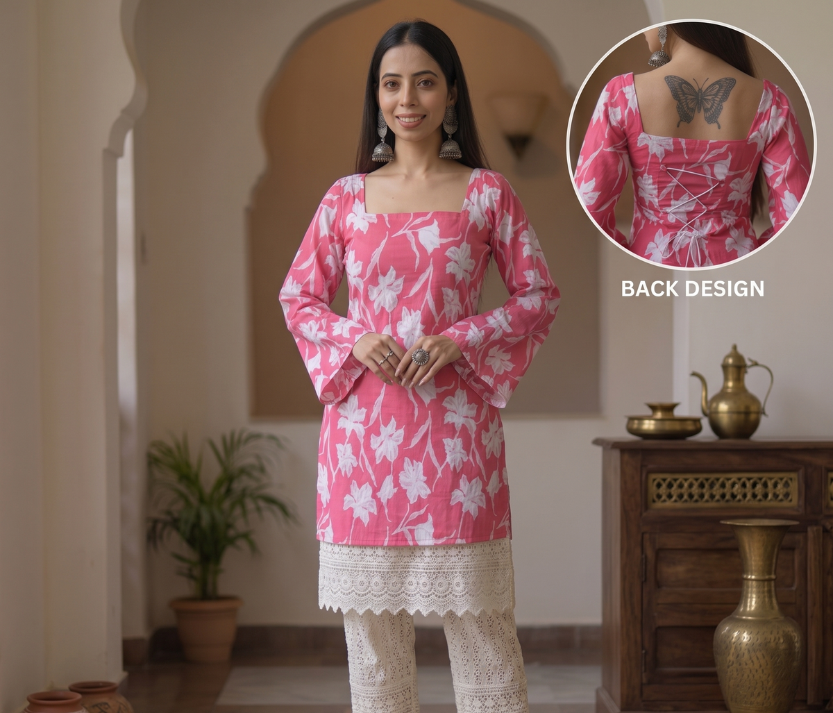 Alif fashion Short kurti