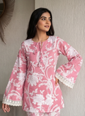 Blossom Bell-Sleeve Kurti