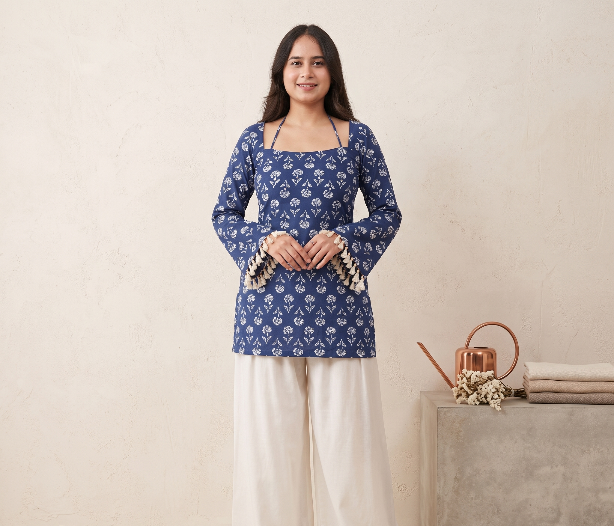 Women Rayon Printed Short Kurti