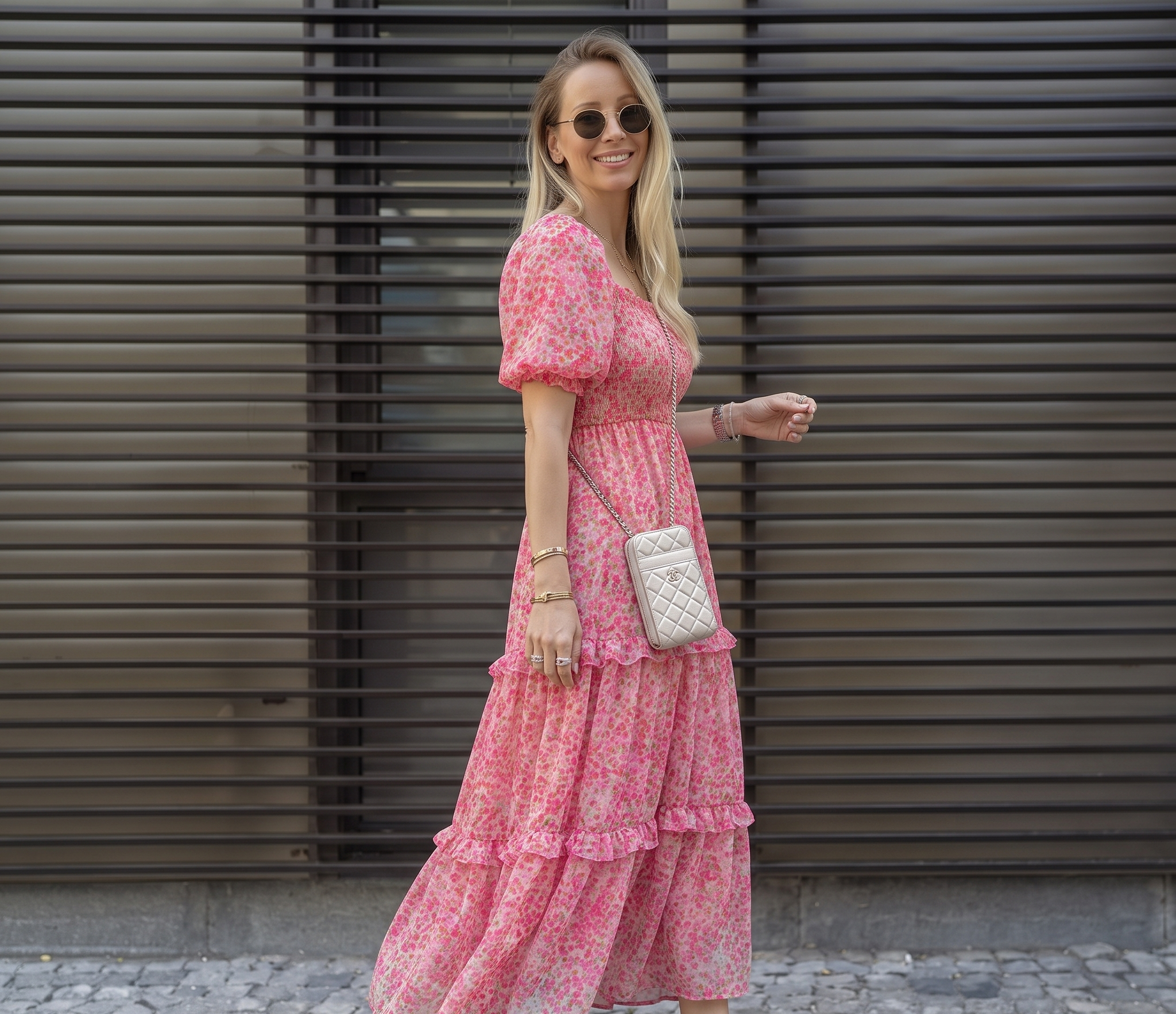 Women Maxi Pink Dress