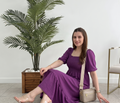 fancy gathered women dress & gown