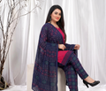 Salwar Kurta Dupatta/Patiala Suit Set/Stitched Salwar Suit Cotton Blend Printed Salwar Suit Set For Women