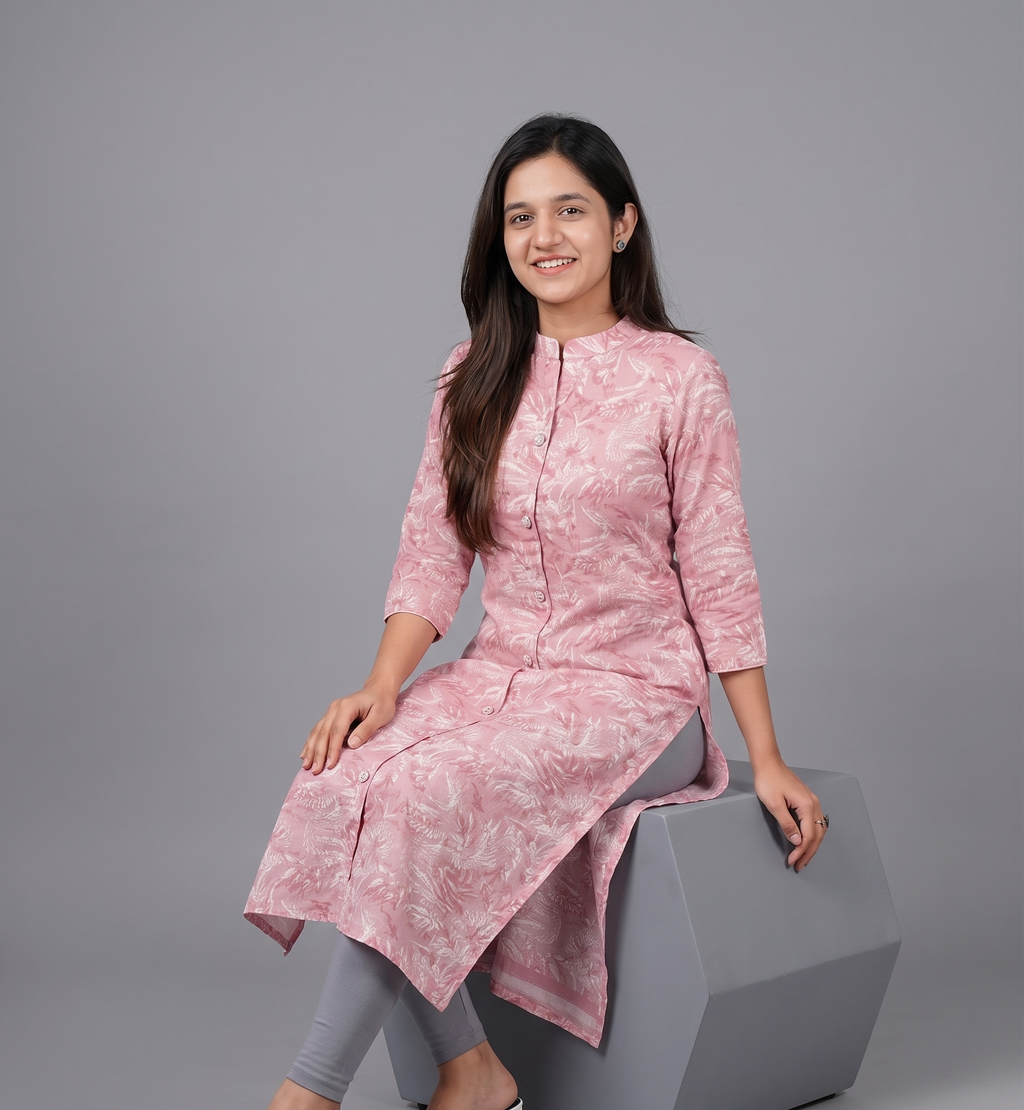 FASHIONABLE COTTON DIGITAL PRINT KURTI FOR WOMAN WEAR