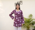 BEAUTIFUL RAYON PRINTED SHORT KURTI