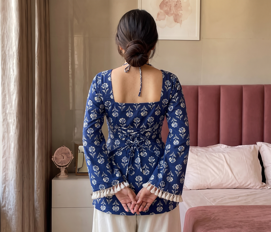 Women Rayon Printed Short Kurti