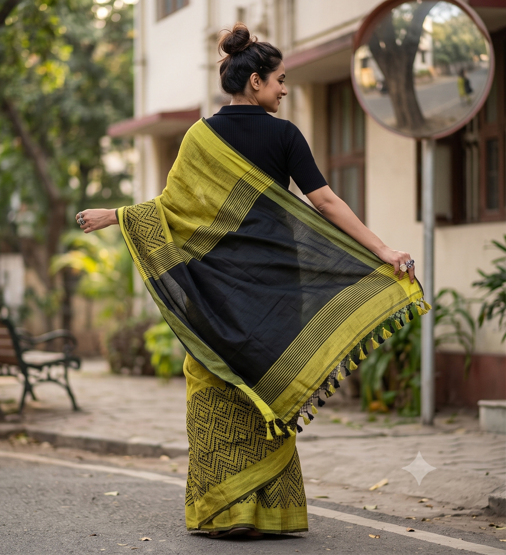 Khadi Cotton Soft Saree